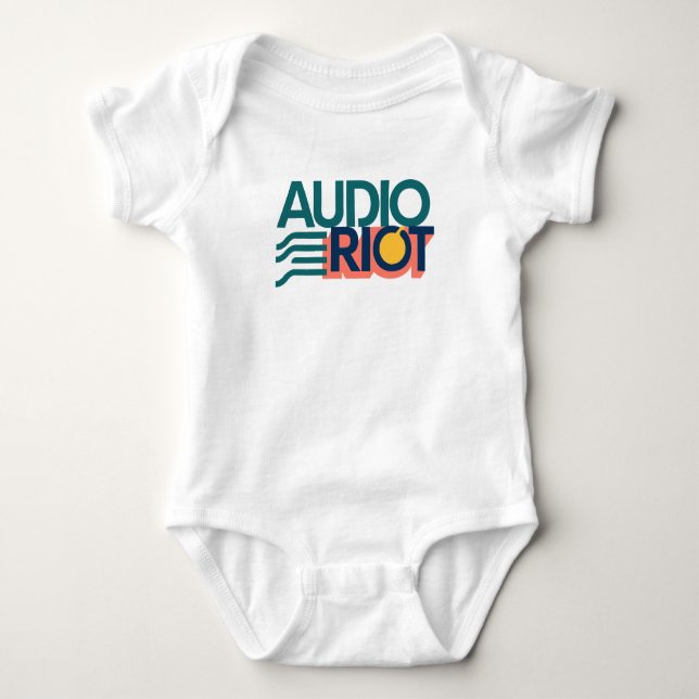 Audio Riot Black Shirt w/ logo (Woman's) (Front)
