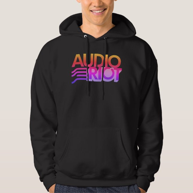 Audio Riot Otto Riot Logo Black Sweatshirt (Front)