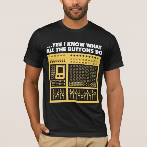 Audio Sound Engineer _ Music DJ Turntable T_Shirt