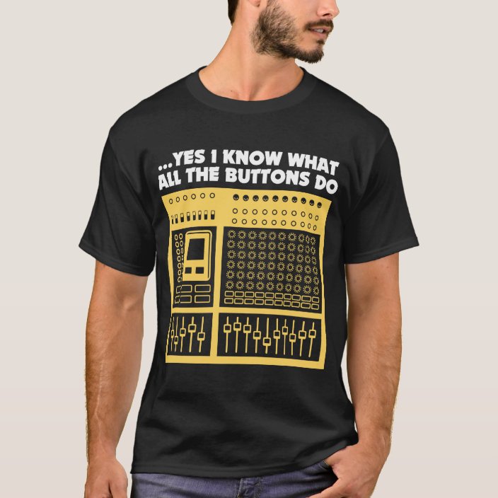 Audio Sound Engineer - Music DJ Turntable T-Shirt | Zazzle.com