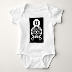 Audio Speaker 01 Baby Bodysuit