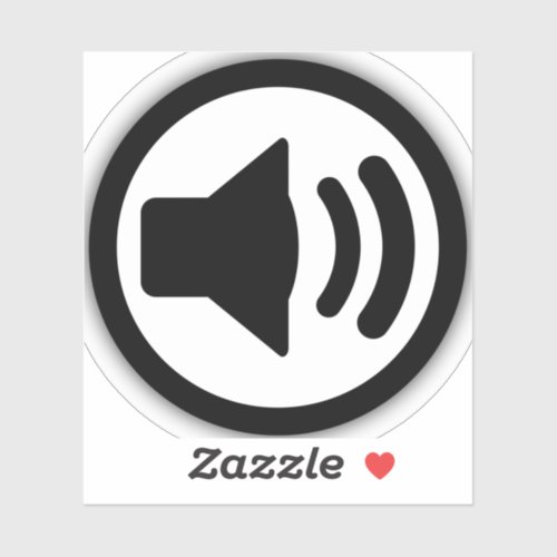 Audio Speaker Sticker