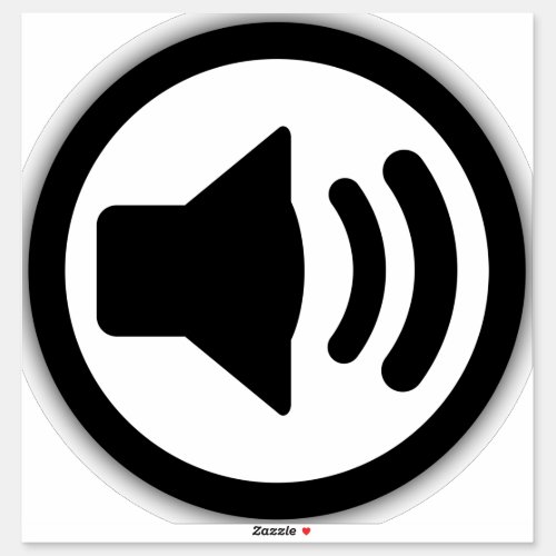 Audio Speaker Sticker