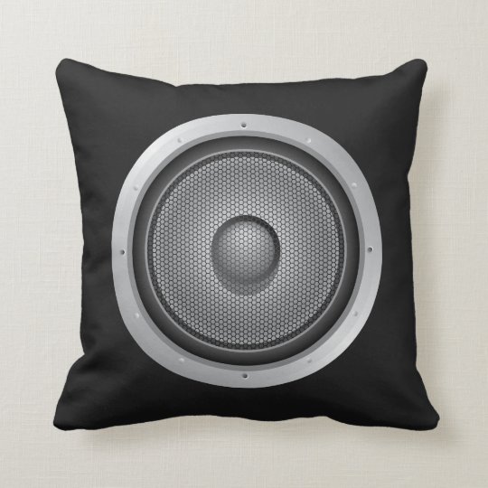 Audio Speaker Throw Pillow