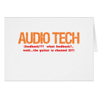Audio Tech Description Cards