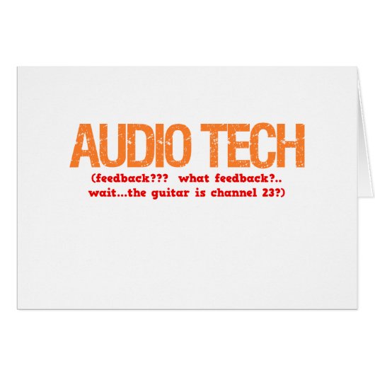 Audio Tech Description Cards (Front Horizontal)