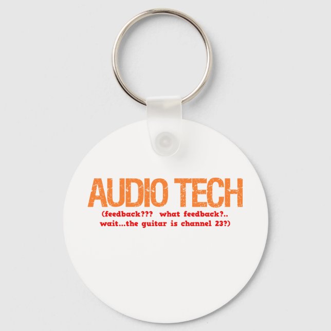 Audio Tech Description Keychain (Front)