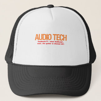 Audio Tech Description Trucker Hat