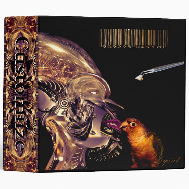 Audio Tooth Implant Customizable Binder (Front/Spine)