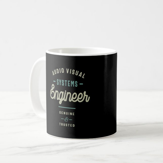 Audio Visual Systems Engineer Coffee Mug (Front Left)