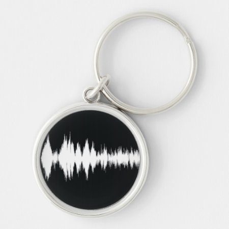 Audio Wave Keychain