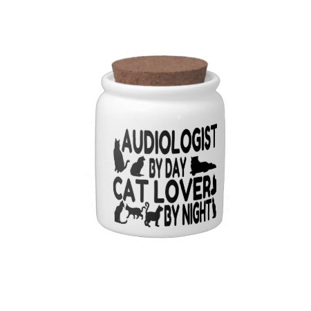 Audiologist Cat Lover Candy Jar