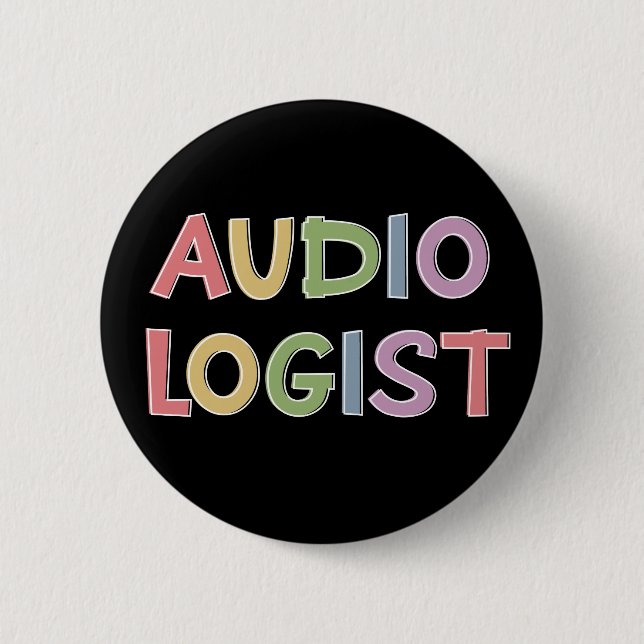 Audiologist Doctor of Audiology Graduation Gifts Button (Front)