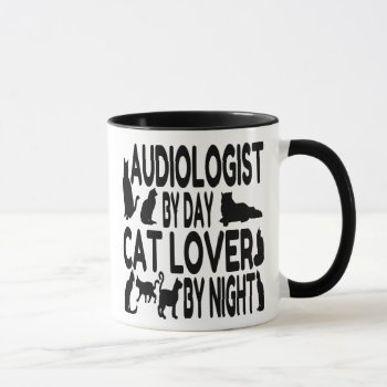 Audiologist Loves Cats Mug by Graphix_Vixon at Zazzle
