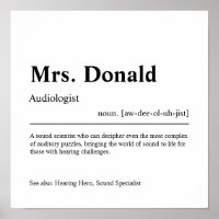 Audiologist Personalized Gift