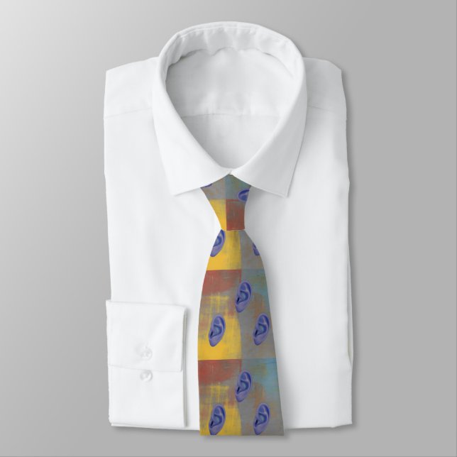 Audiologist Specialty  Neck Tie Artsy (Tied)