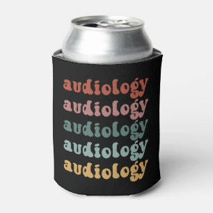 Audiology Doctor of Audiology Audiologist Retro Can Cooler