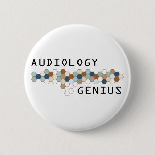 Audiology Genius Pinback Button