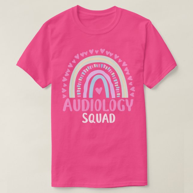Audiology Squad Party Matching Womens Appreciation T-Shirt (Design Front)