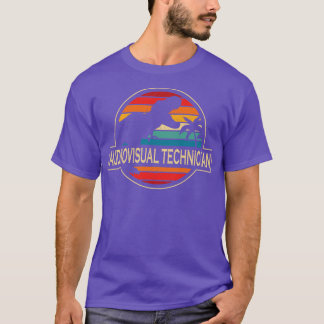 Audiovisual Technician Dinosaur T-Shirt