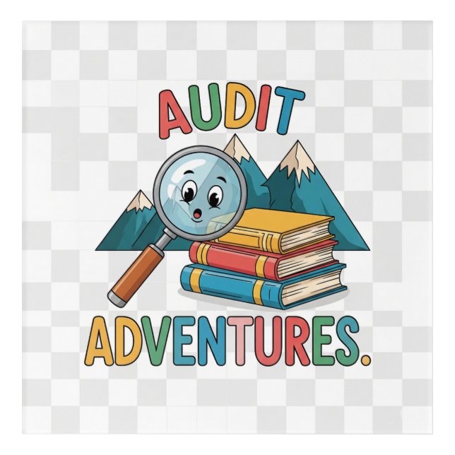 Audit Adventures Acrylic Print (Front)