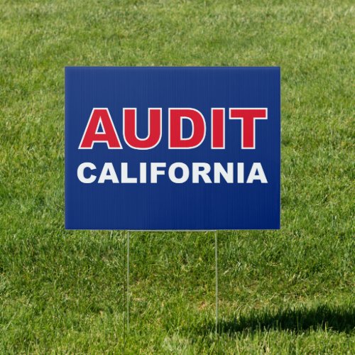 Audit California Sign