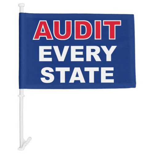 Audit Every State Car Flag