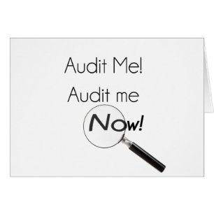 Audit me! cards