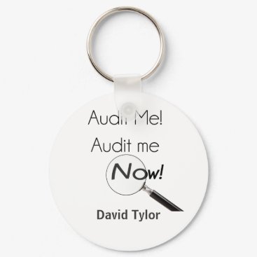 Audit me! keychain