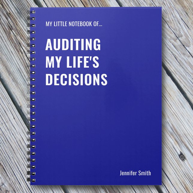 Auditing My Life's Decisions Auditor Notebook      (Creator Uploaded)
