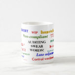 Auditing Swear Words Cruel Funny Auditor Gift Joke Coffee Mug