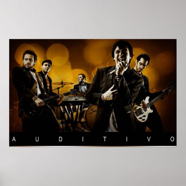 auditivo amarillo poster (Front)