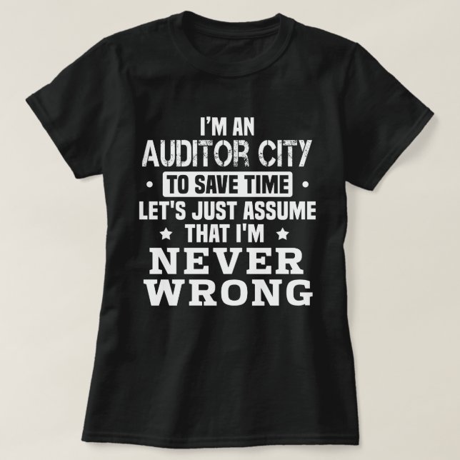 Auditor City T-Shirt (Design Front)