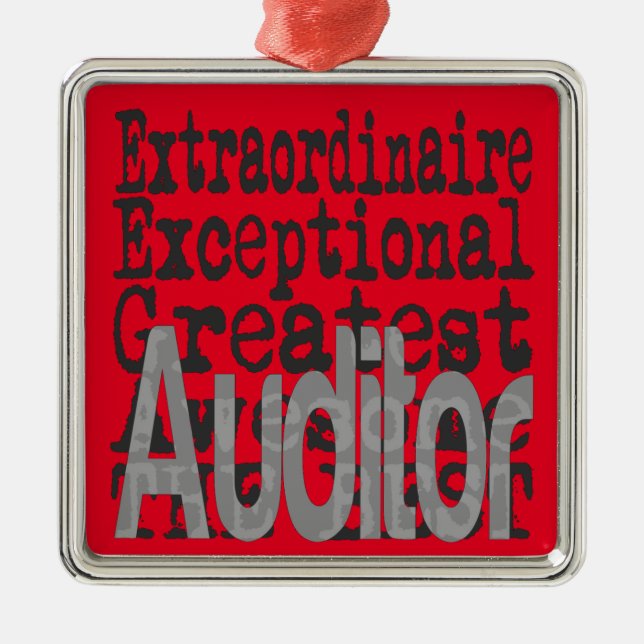 Auditor Extraordinaire Metal Ornament (Front)