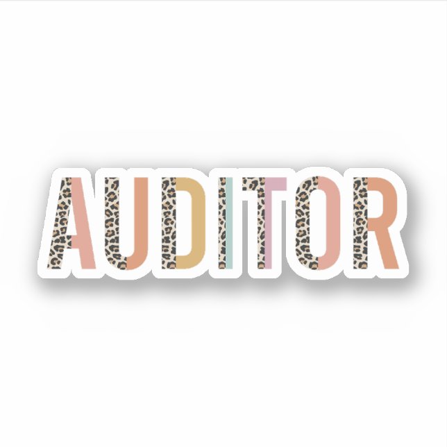 Auditor, Gift For Auditor Sticker (Front)