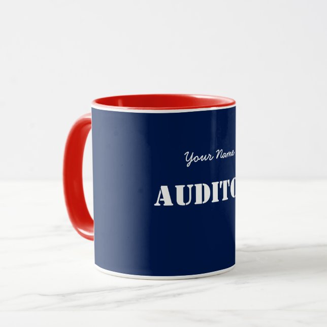 "AUDITOR" MUG (Front Left)