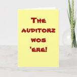 Auditor | Thank You | Auditing Graffiti Slogan