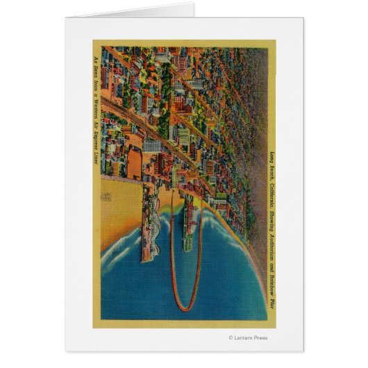 Auditorium, Beach, and Rainbow Pier Cards (Front)