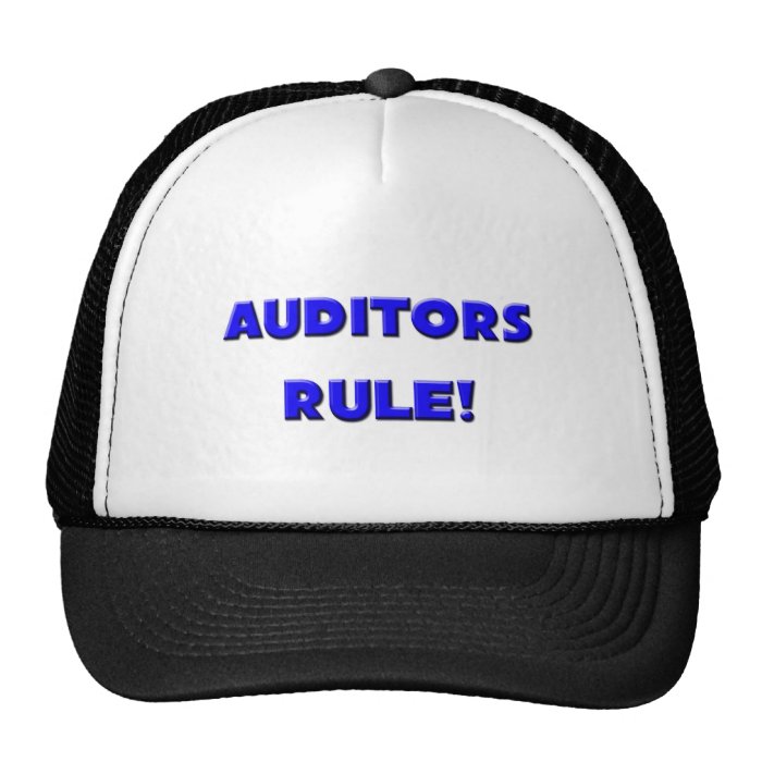 Auditors Rule Trucker Hats