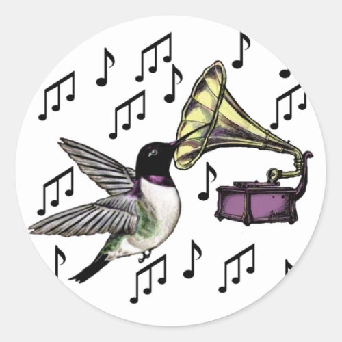 Auditory Nectar Classic Round Sticker