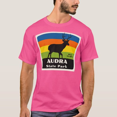 Audra State Park West Virginia Roaming Deer T_Shirt