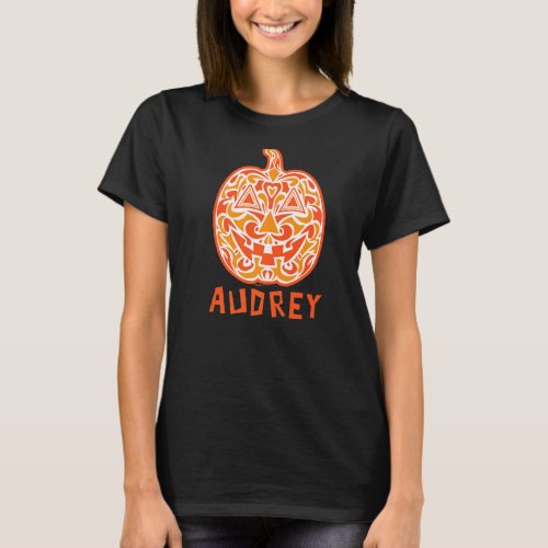 Audrey Halloween Sugar Skull T_Shirt