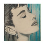 Audrey  wood wall art