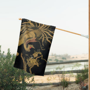Audsley Mythical Howo Bird: 1884 Japanese Phoenix House Flag