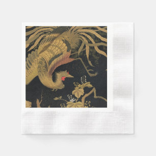 Audsley Mythical Howo Bird: 1884 Japanese Phoenix Napkins