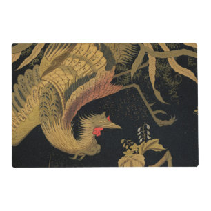 Audsley Mythical Howo Bird: 1884 Japanese Phoenix Placemat