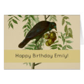 Audubon American Crow Black Bird (Front Horizontal)