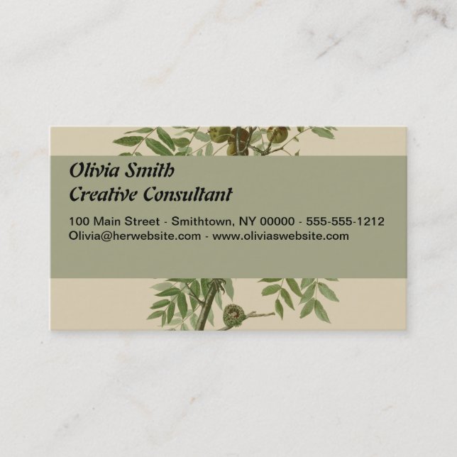 Audubon American Crow Black Bird Business Card (Front)