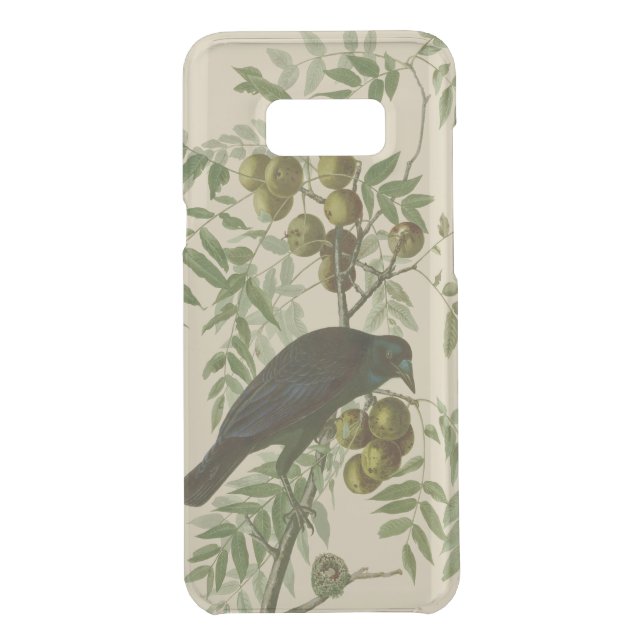 Audubon American Crow Black Bird Uncommon Samsung Galaxy Case (Back)