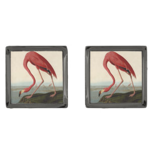 Audubon American Flamingo Cufflinks
